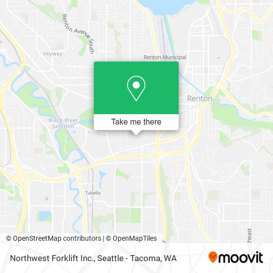 Northwest Forklift Inc. map