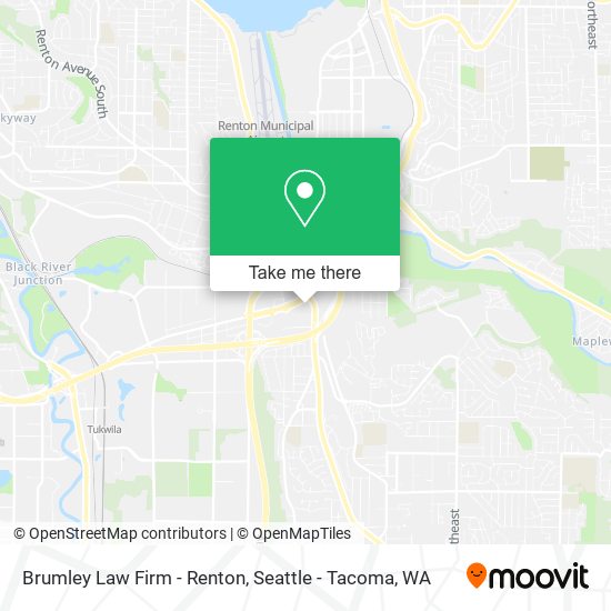 Brumley Law Firm - Renton map