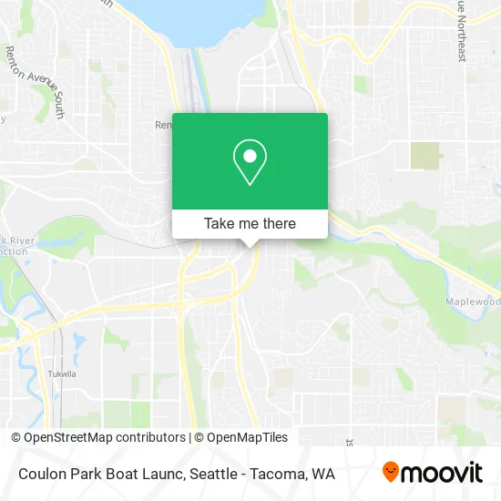 Coulon Park Boat Launc map