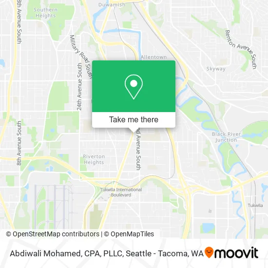 Mapa de Abdiwali Mohamed, CPA, PLLC