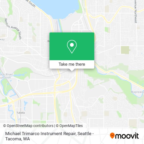 Mapa de Michael Trimarco Instrument Repair
