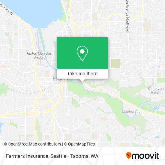 Mapa de Farmers Insurance
