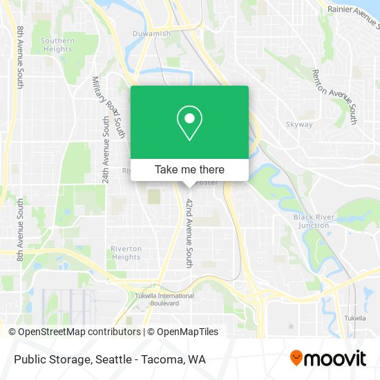 Public Storage map