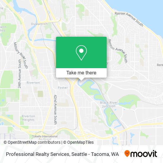 Professional Realty Services map
