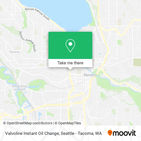 Mapa de Valvoline Instant Oil Change