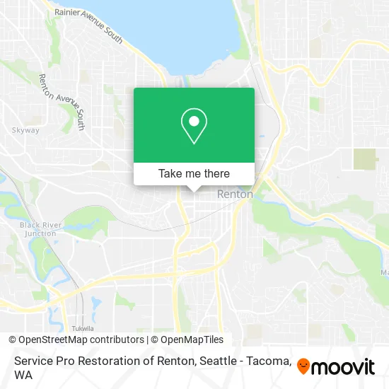 Mapa de Service Pro Restoration of Renton