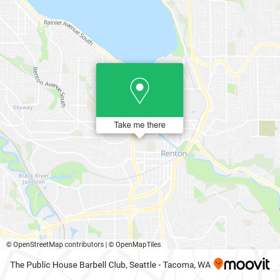 The Public House Barbell Club map