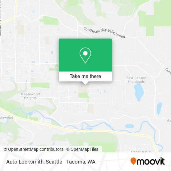 Auto Locksmith map