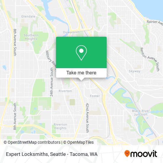 Expert Locksmiths map