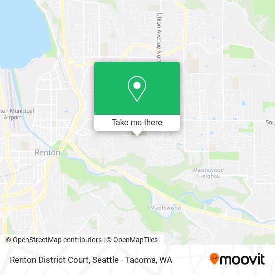 Renton District Court map