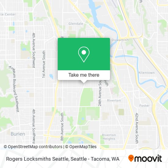 Rogers Locksmiths Seattle map