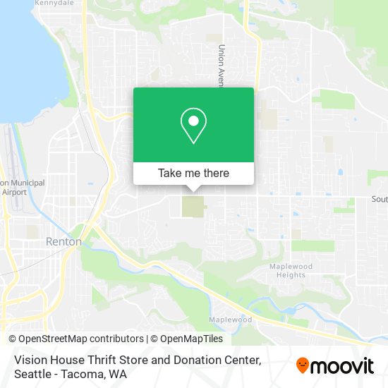 Mapa de Vision House Thrift Store and Donation Center