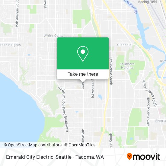 Emerald City Electric map