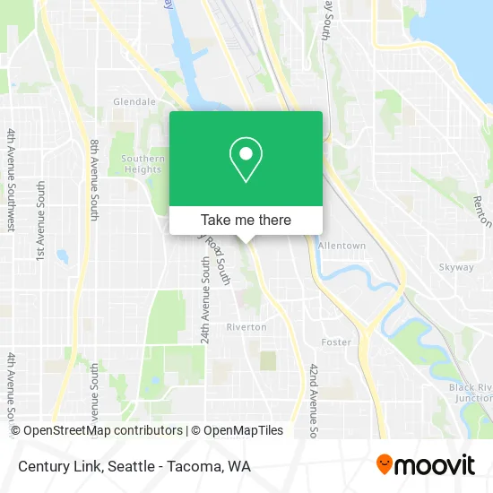 Mapa de Century Link