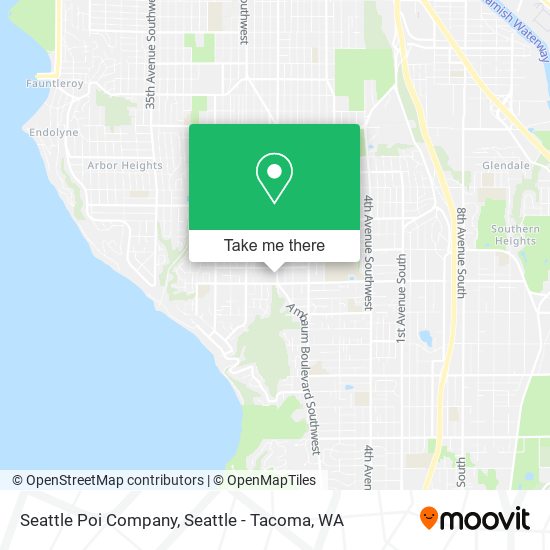 Mapa de Seattle Poi Company
