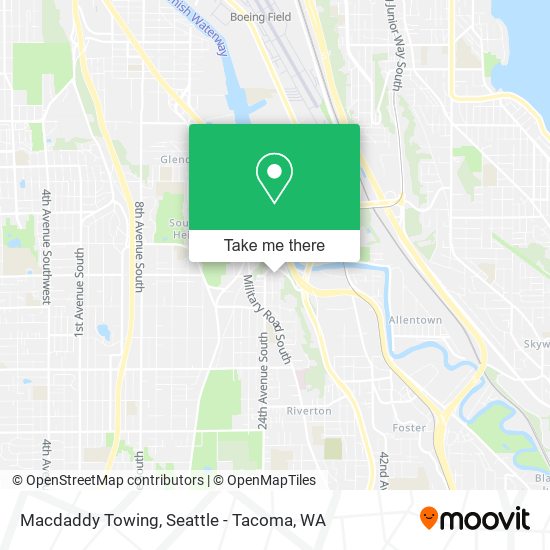 Mapa de Macdaddy Towing