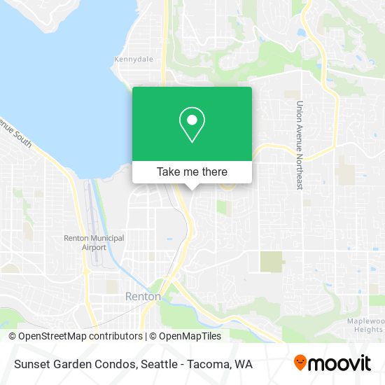 Sunset Garden Condos map