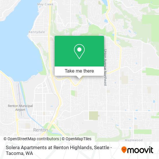 Mapa de Solera Apartments at Renton Highlands