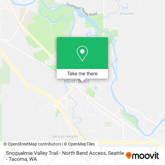 Snoqualmie Valley Trail - North Bend Access map