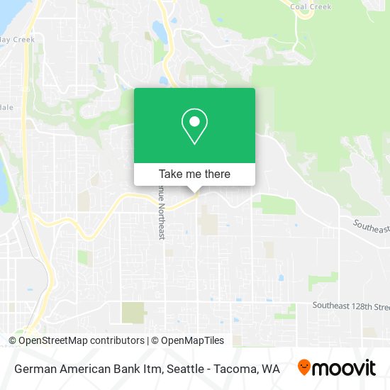 Mapa de German American Bank Itm