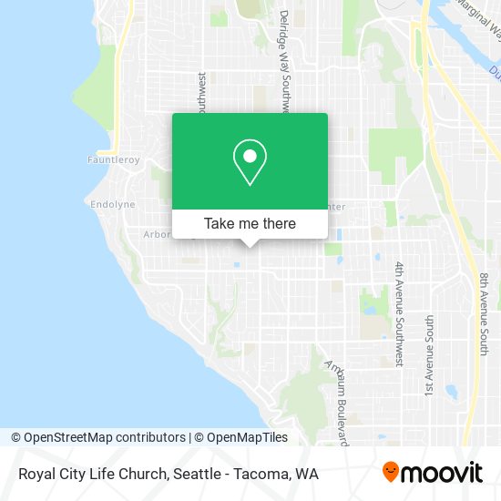 Royal City Life Church map