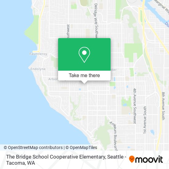 The Bridge School Cooperative Elementary map