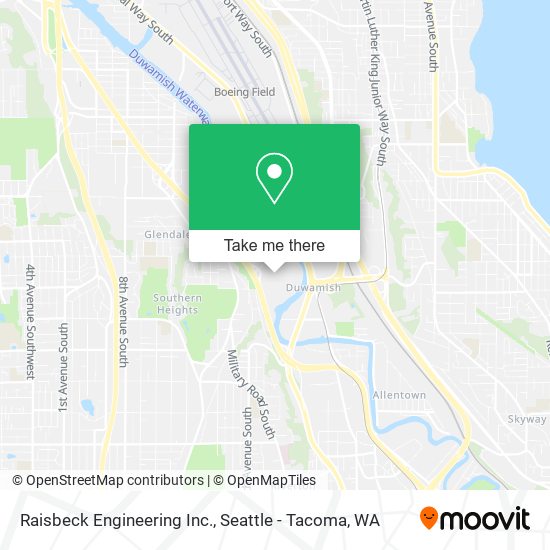 Raisbeck Engineering Inc. map