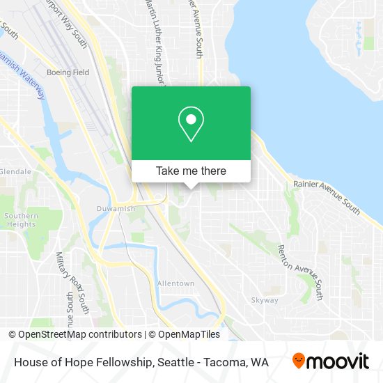 House of Hope Fellowship map