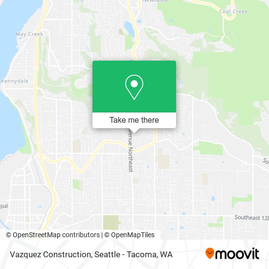 Vazquez Construction map