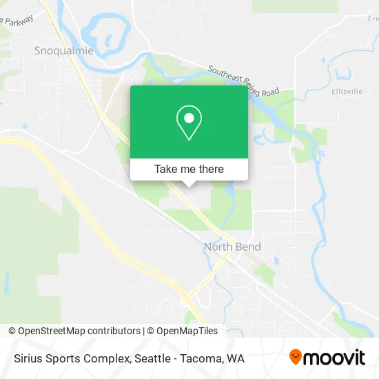 Mapa de Sirius Sports Complex