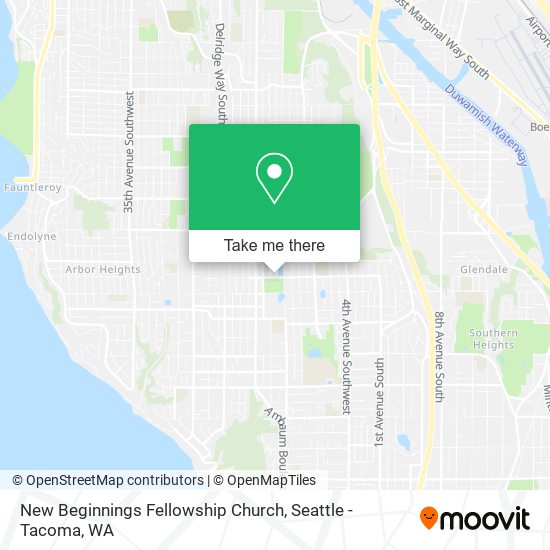 Mapa de New Beginnings Fellowship Church