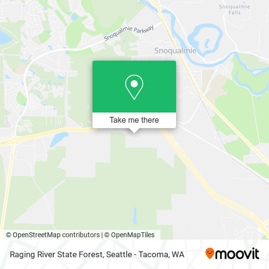 Raging River State Forest map