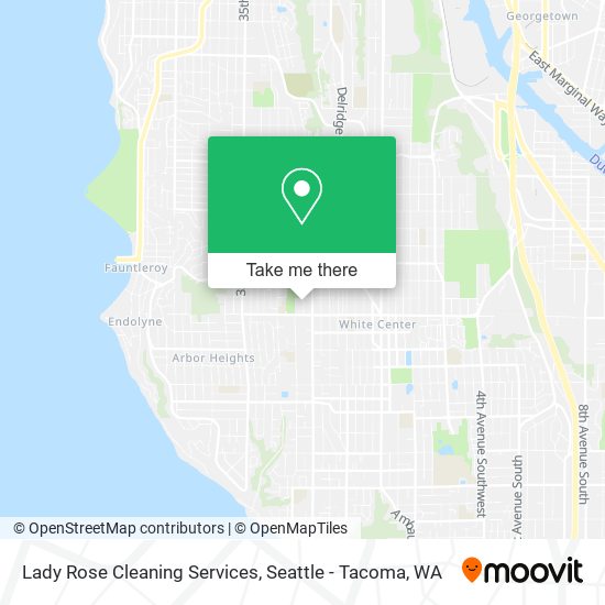 Lady Rose Cleaning Services map