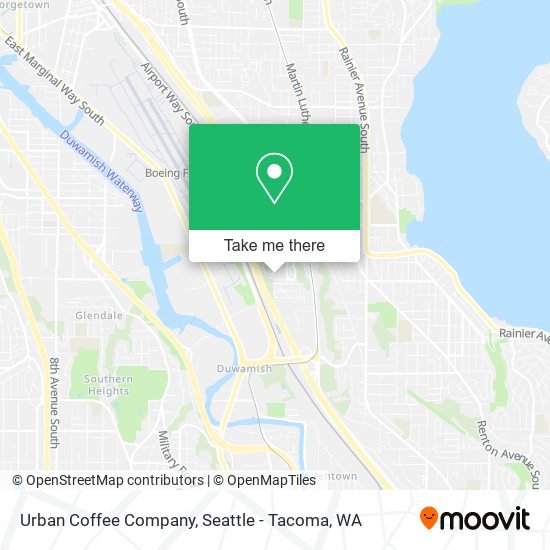 Urban Coffee Company map