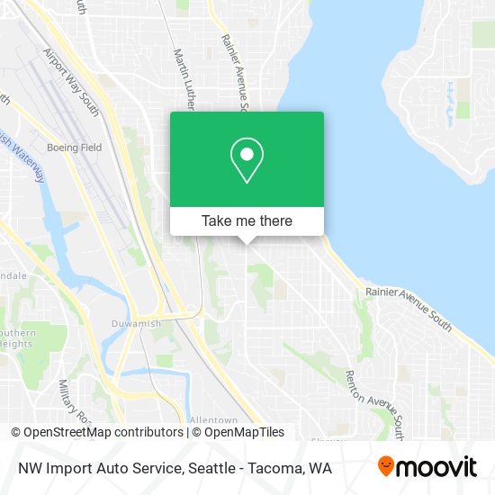 NW Import Auto Service map