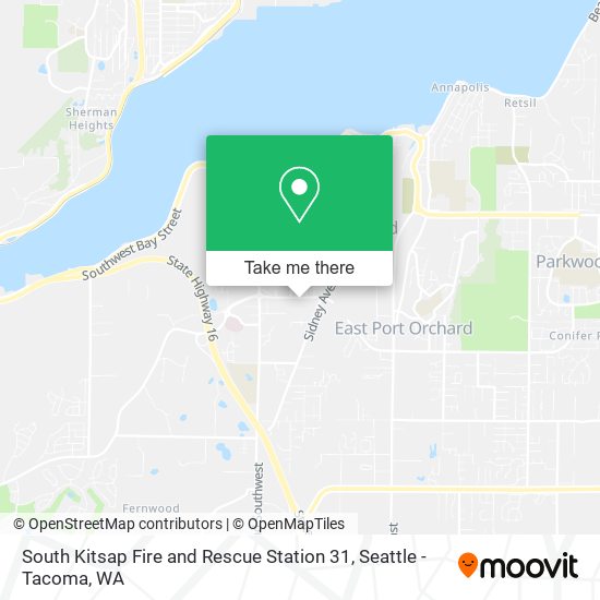 South Kitsap Fire and Rescue Station 31 map