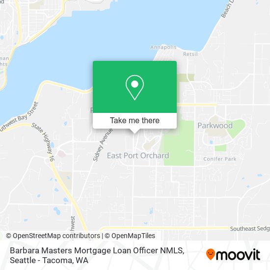 Mapa de Barbara Masters Mortgage Loan Officer NMLS