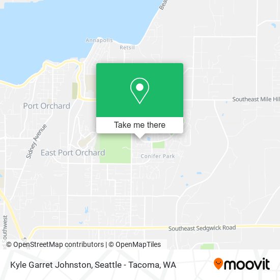 Mapa de Kyle Garret Johnston