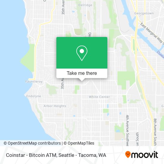 Mapa de Coinstar - Bitcoin ATM