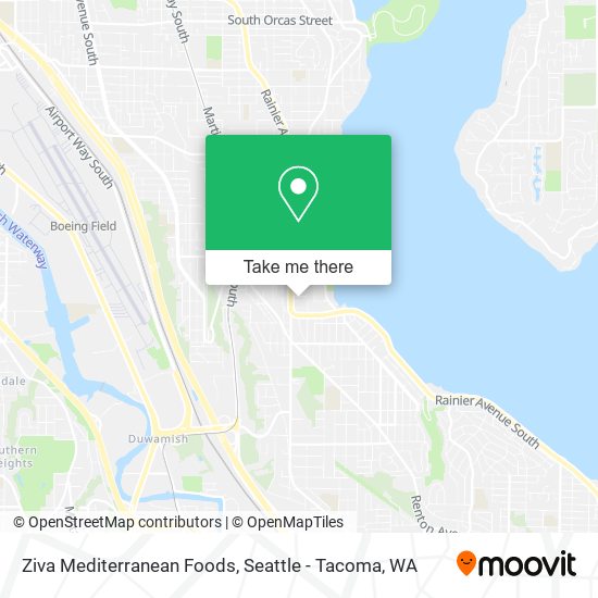 Mapa de Ziva Mediterranean Foods