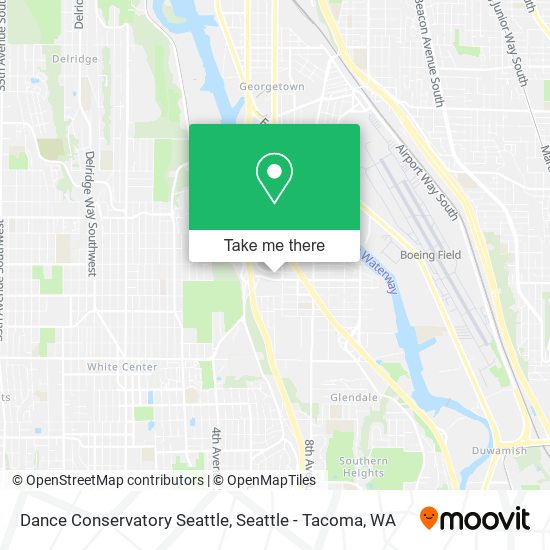 Dance Conservatory Seattle map