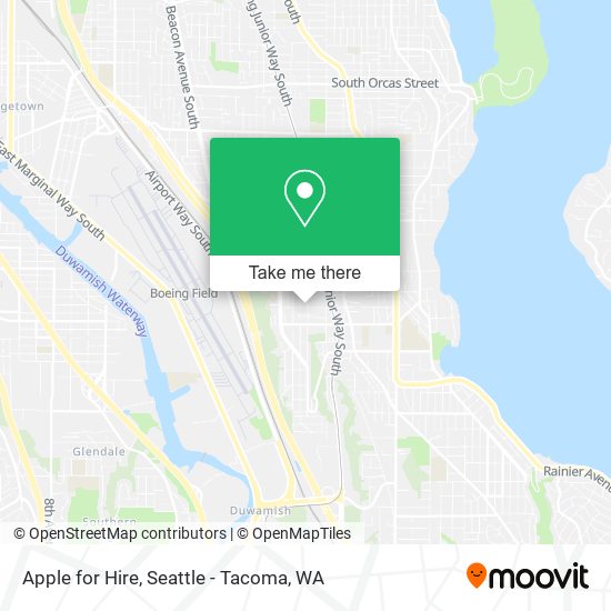 Apple for Hire map