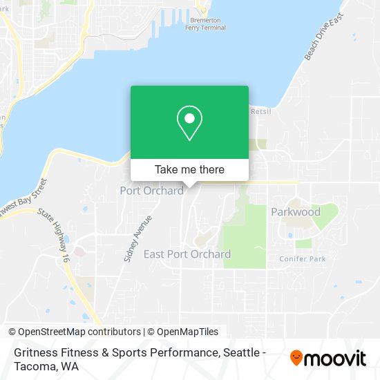 Mapa de Gritness Fitness & Sports Performance