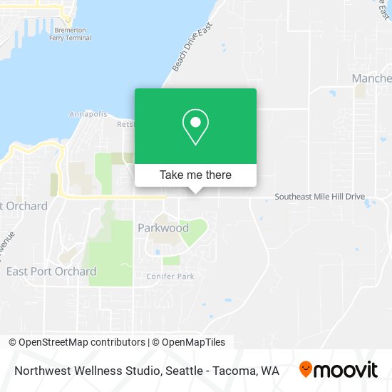 Northwest Wellness Studio map