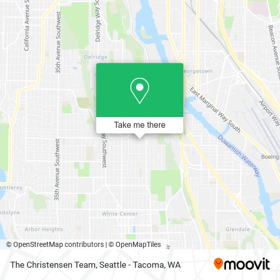 The Christensen Team map