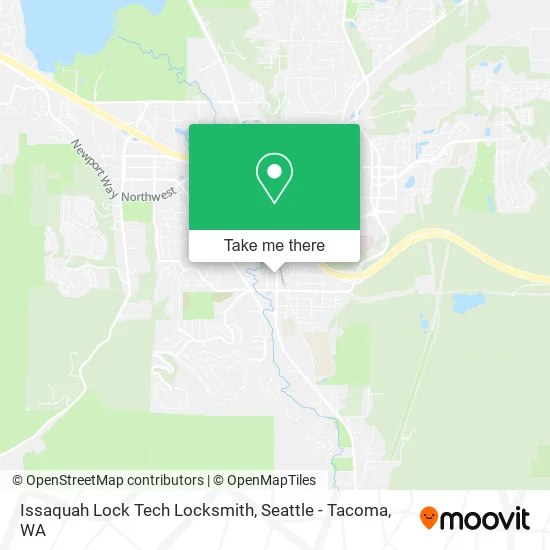 Mapa de Issaquah Lock Tech Locksmith