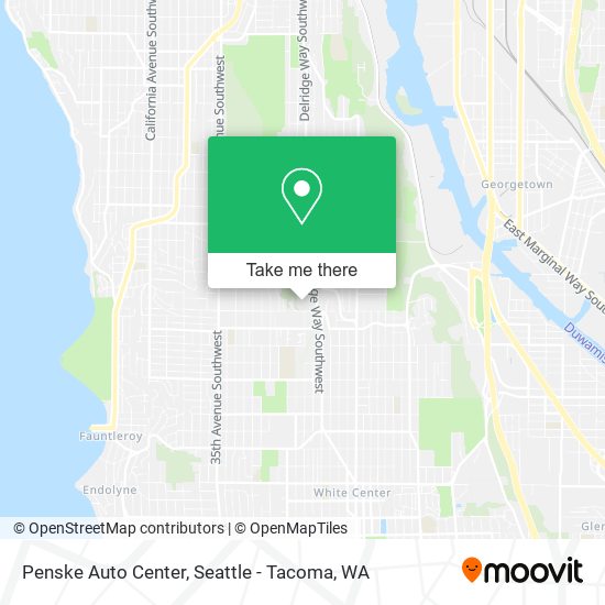 Penske Auto Center map