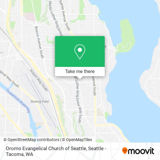 Oromo Evangelical Church of Seattle map