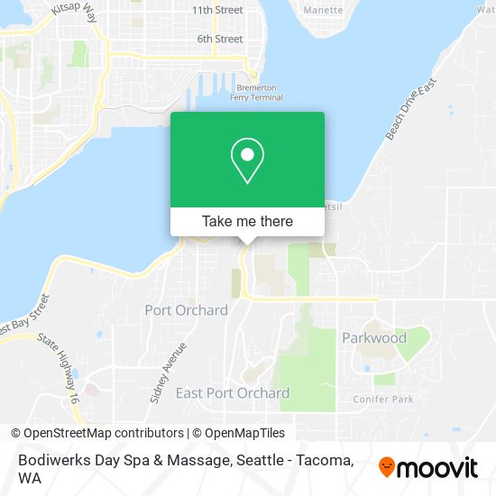 Bodiwerks Day Spa & Massage map