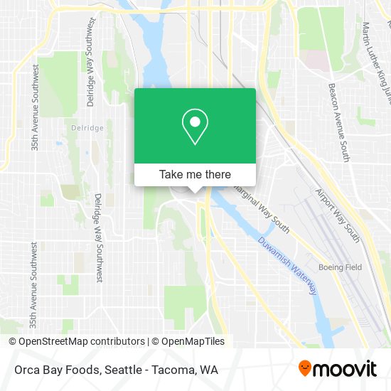 Orca Bay Foods map